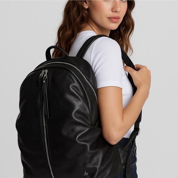 Rag & Bone Commuter Backpack
Black Leather. Slouchy Soft Large Bag - Picture 2 of 11